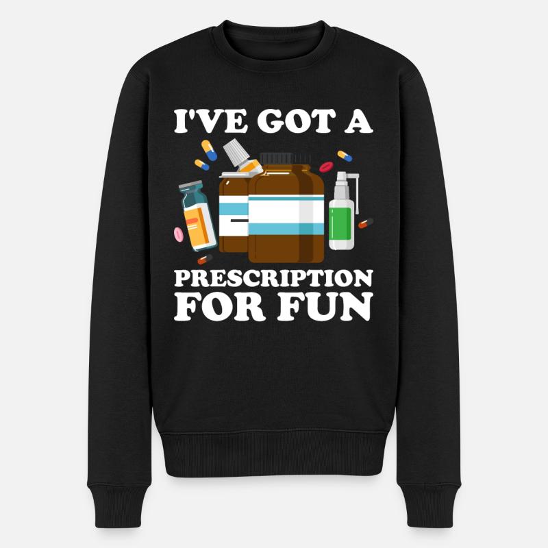 Pharmazeutischer Assistent Pharmazie Techniker - Männer Premium Bio Pullover - Schwarz