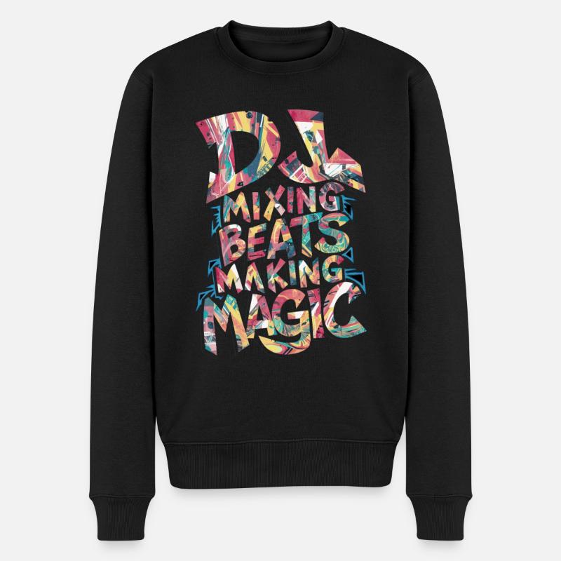 DJ mixage Beats Making Magic - Pull Premium bio Homme - noir