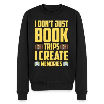 Tourism clerk Travel agency - Men's Premium Organic Jumper - black - Front - Nico (187cm)