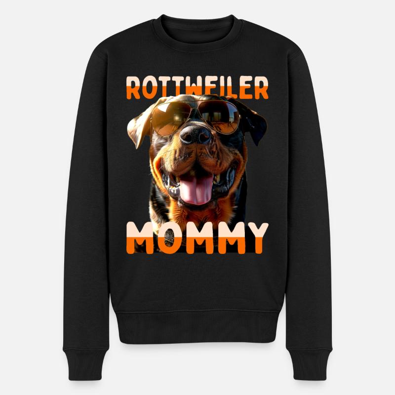 Rottweiler Maman Maman Chiens - Pull Premium bio Homme - noir