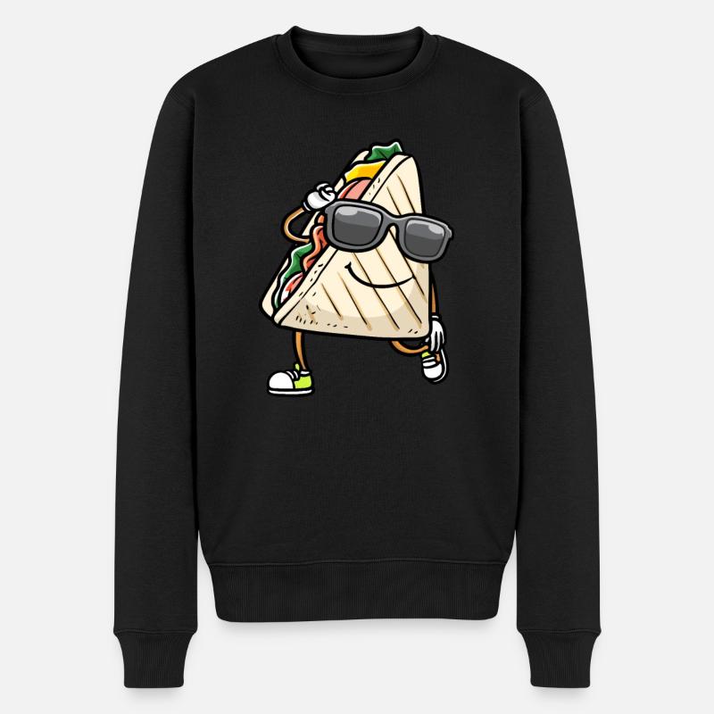 Sandwich dansant - Pull Premium bio Homme - noir