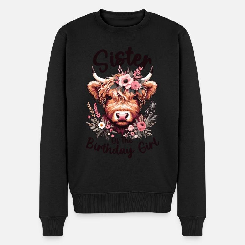 Sœur De La Fille D’anniversaire - Pull Premium bio Homme - noir