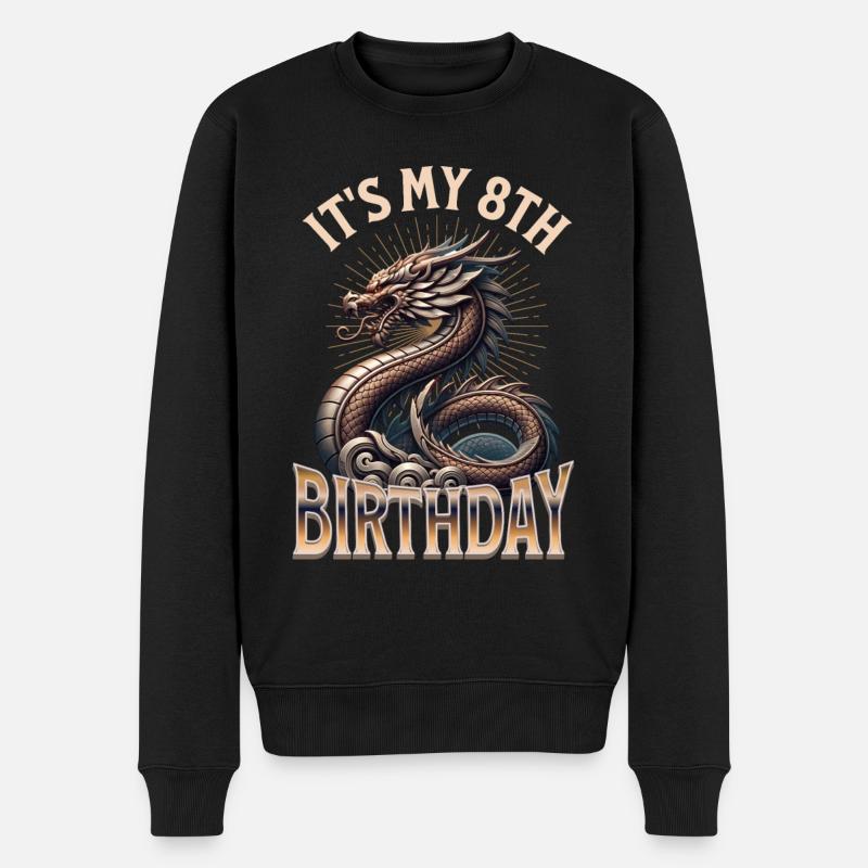 Dragon 8ème anniversaire Dragon - Pull Premium bio Homme - noir