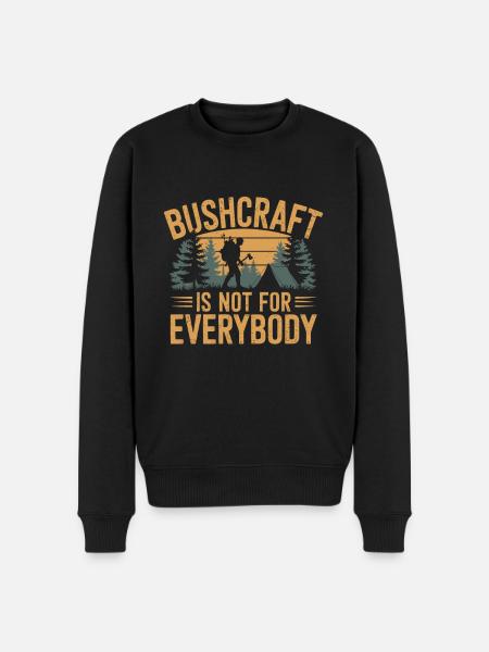 Bushcraft - Pull Premium bio Homme - noir