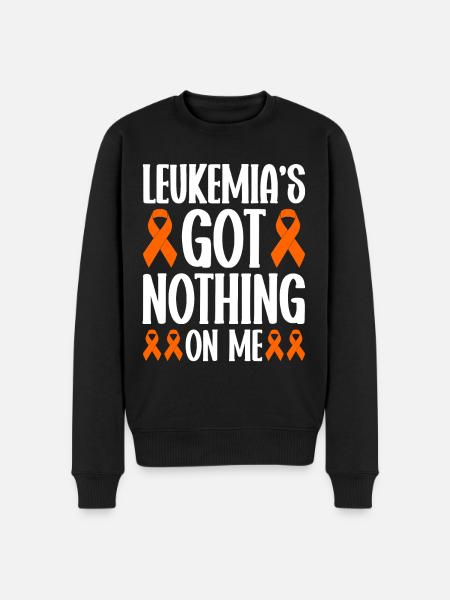 Leukämie Bewusstsein Blutkrebs Bekämpfung - Männer Premium Bio Pullover - Schwarz