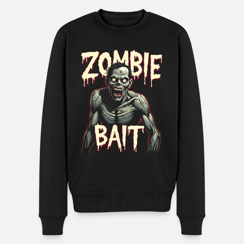 Conception de zombie d’Halloween - Pull Premium bio Homme - noir