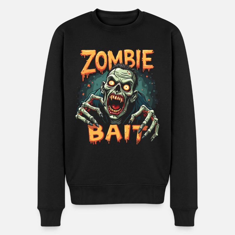 Conception de zombie d’Halloween - Pull Premium bio Homme - noir