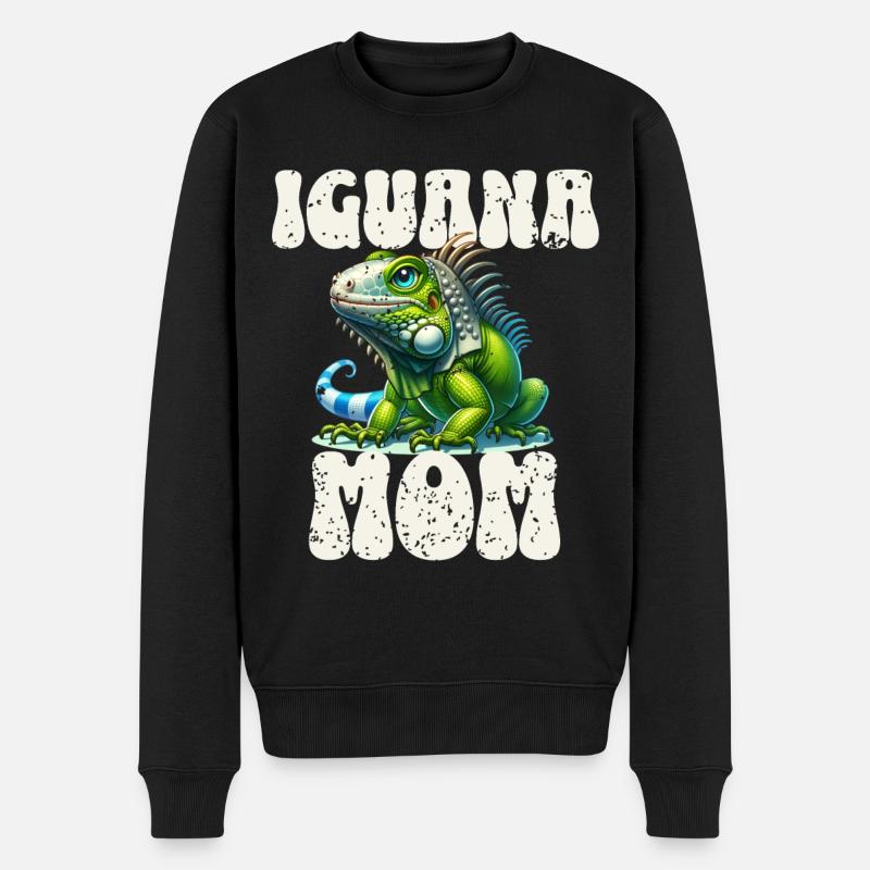 Iguane - Pull Premium bio Homme - noir