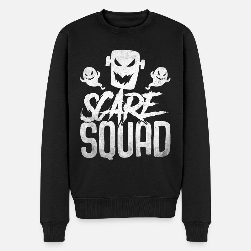Halloween Kostüm - Männer Premium Bio Pullover - Schwarz