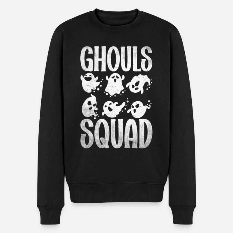 Halloween Kostüm - Männer Premium Bio Pullover - Schwarz