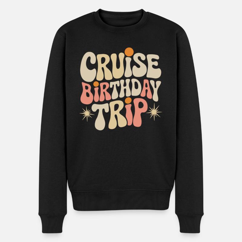 Croisière d’anniversaire - Pull Premium bio Homme - noir