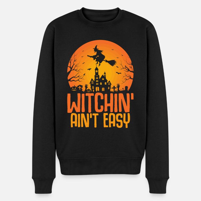 Halloween Kostüm - Männer Premium Bio Pullover - Schwarz