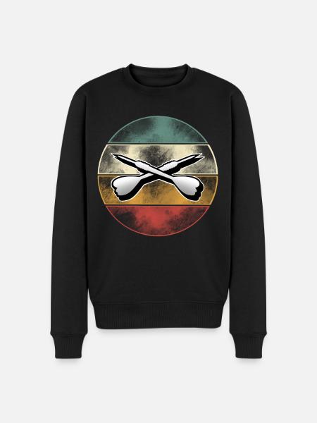 Dartpfeile Dart Darten Darts - Men's Premium Organic Jumper - black