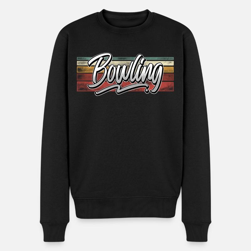 Bowling - Pull Premium bio Homme - noir