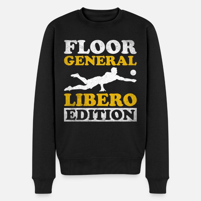 Volley-ball Libero - Pull Premium bio Homme - noir