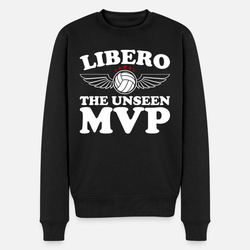 Volley-ball Libero - Pull Premium bio Homme - noir
