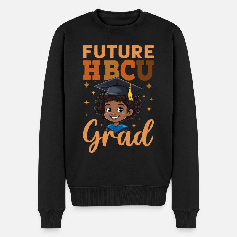 Future HBCU - Männer Premium Bio Pullover - Schwarz