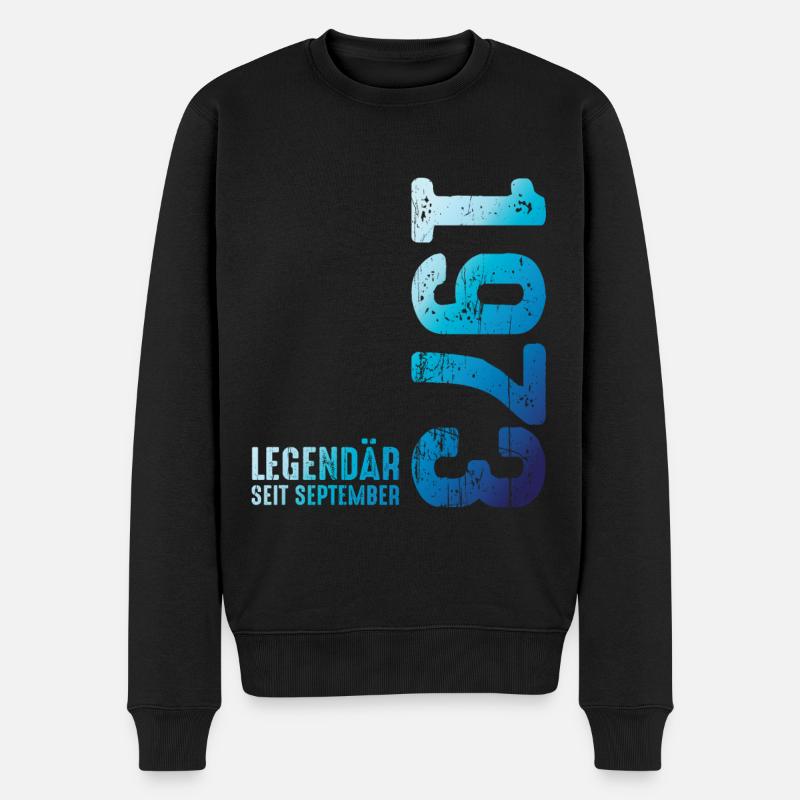 Légendaire depuis septembre 1973 - Pull Premium bio Homme - noir