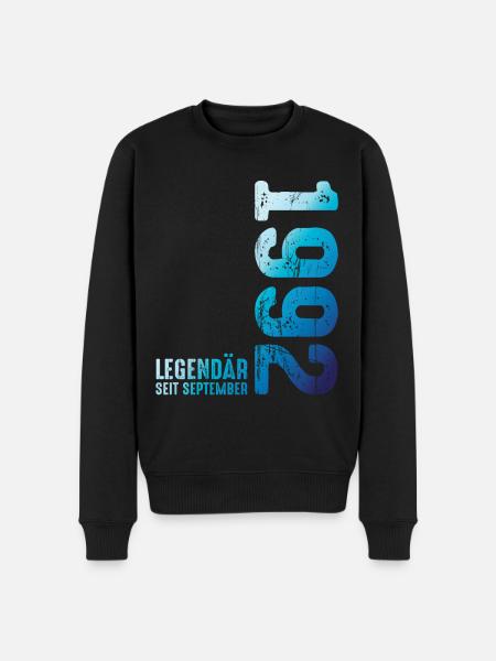 Legendary since September 1992 - Men's Premium Organic Jumper - black