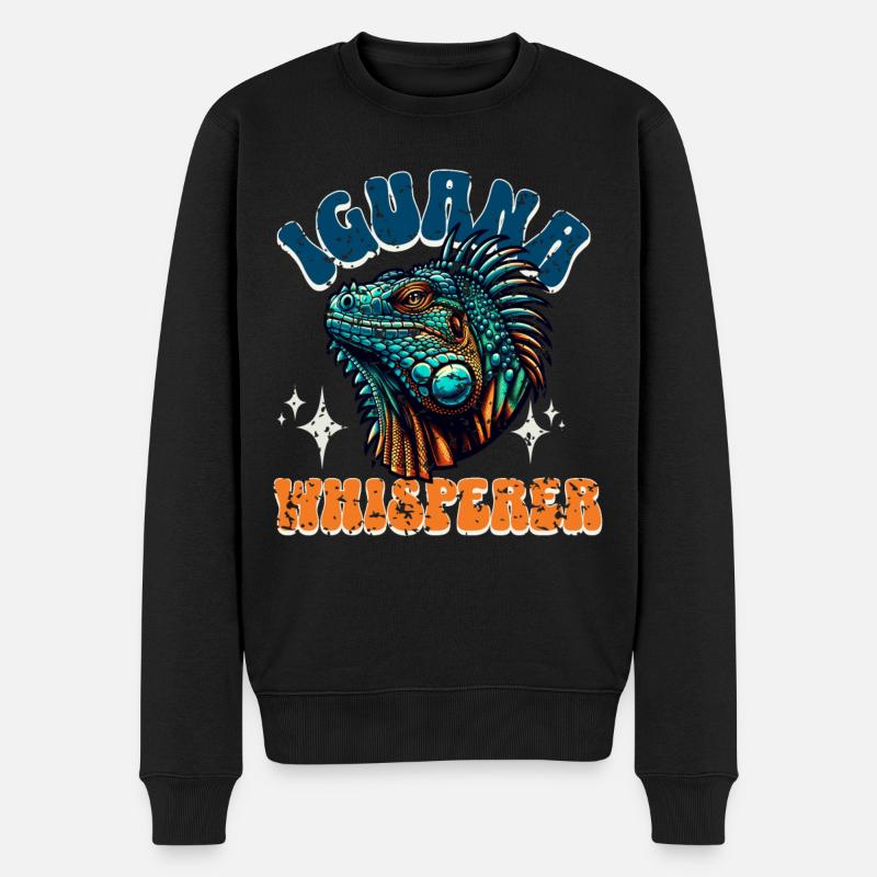 Iguane - Pull Premium bio Homme - noir