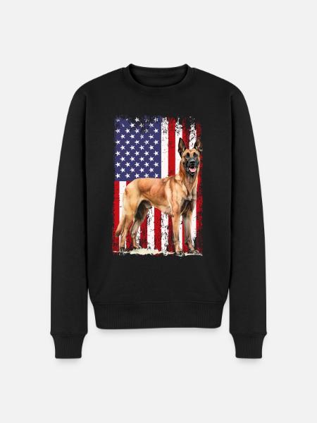 Belgian Malinois - Männer Premium Bio Pullover - Schwarz