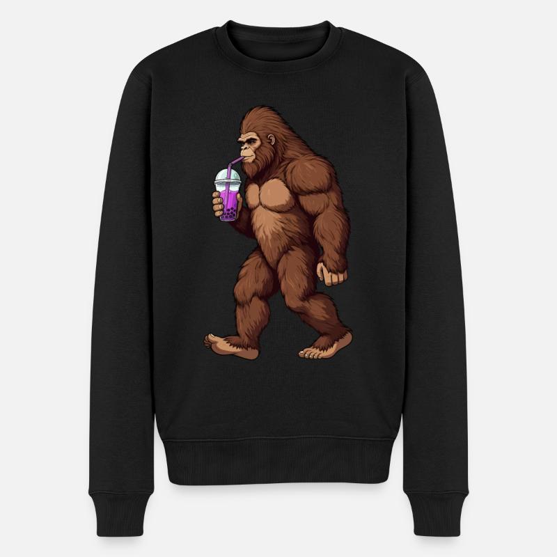 Thé à bulles Bigfoot - Pull Premium bio Homme - noir