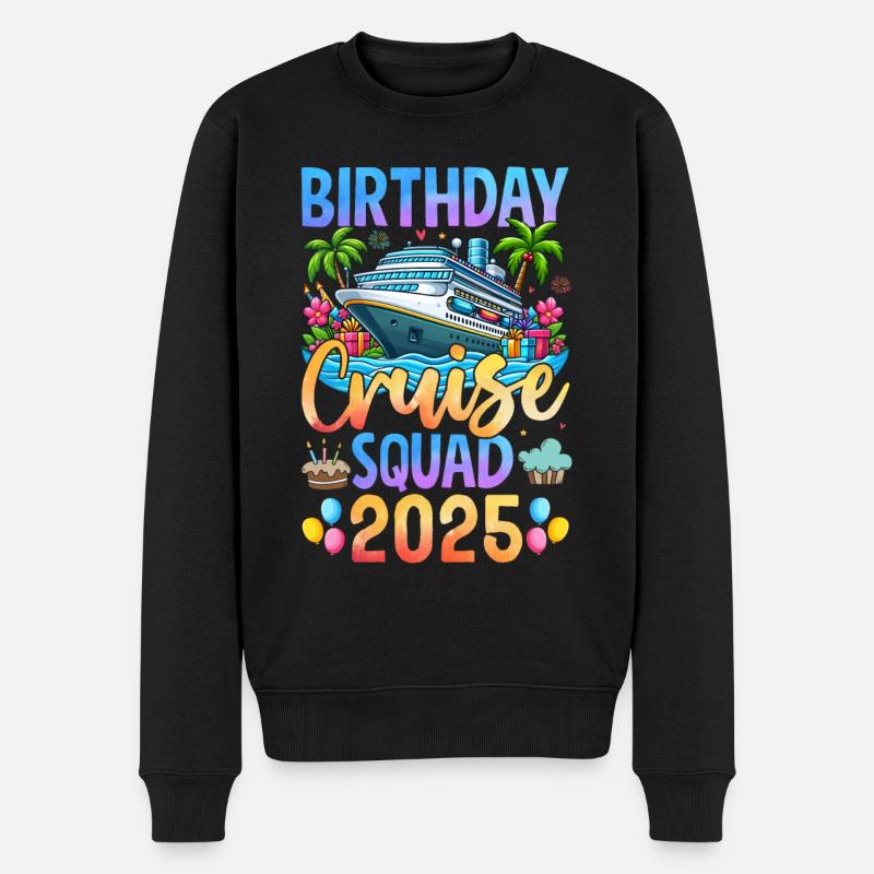 Anniversaire Croisière Squad 2025 - Pull Premium bio Homme - noir