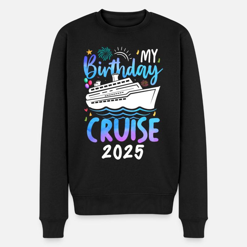 Ma croisière d’anniversaire 2025 - Pull Premium bio Homme - noir