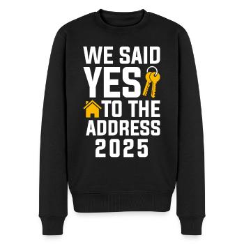 Nous avons dit à l’adresse 2025 - Pull Premium bio Homme - noir - Devant - Nico (187cm)