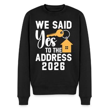 Nous avons dit à l’adresse 2026 - Pull Premium bio Homme - noir - Devant - Nico (187cm)