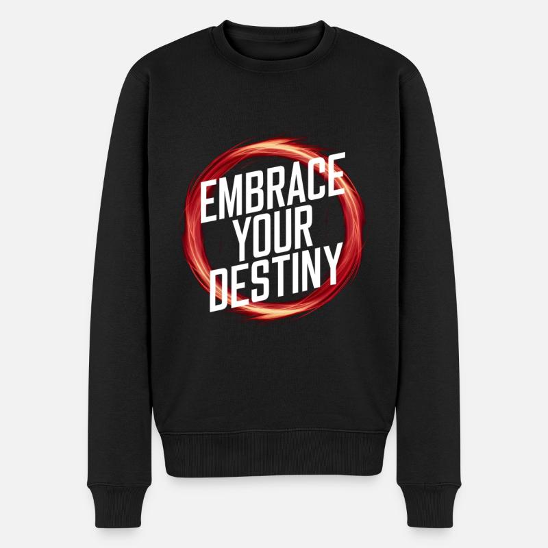 Embrassez votre destin - Pull Premium bio Homme - noir