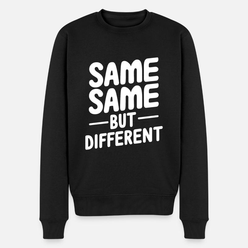 Identique, mais différent - Pull Premium bio Homme - noir