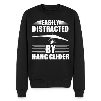 Drachenfliegen Gleitschirmfliegen Hängegleiter - Männer Premium Bio Pullover - Schwarz - Vorne - Nico (187cm)