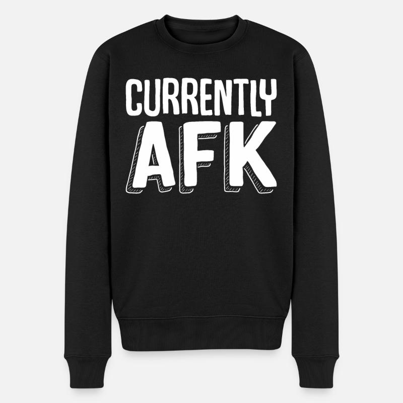 Actuellement AFK - Pull Premium bio Homme - noir