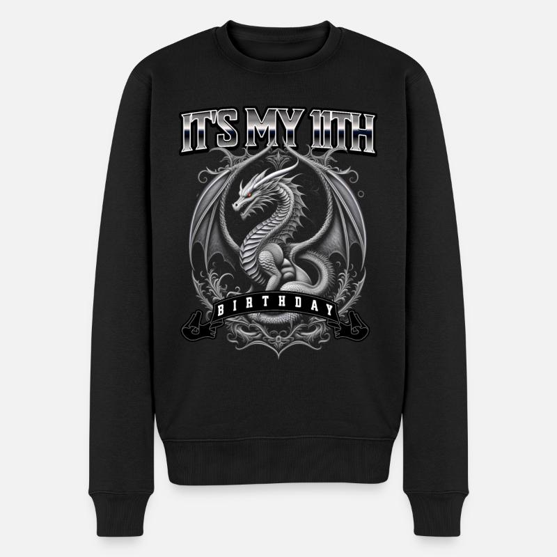 Dragon 11e anniversaire Dragon - Pull Premium bio Homme - noir