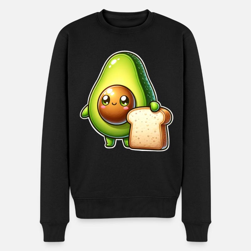 Toast à l’avocat - Pull Premium bio Homme - noir
