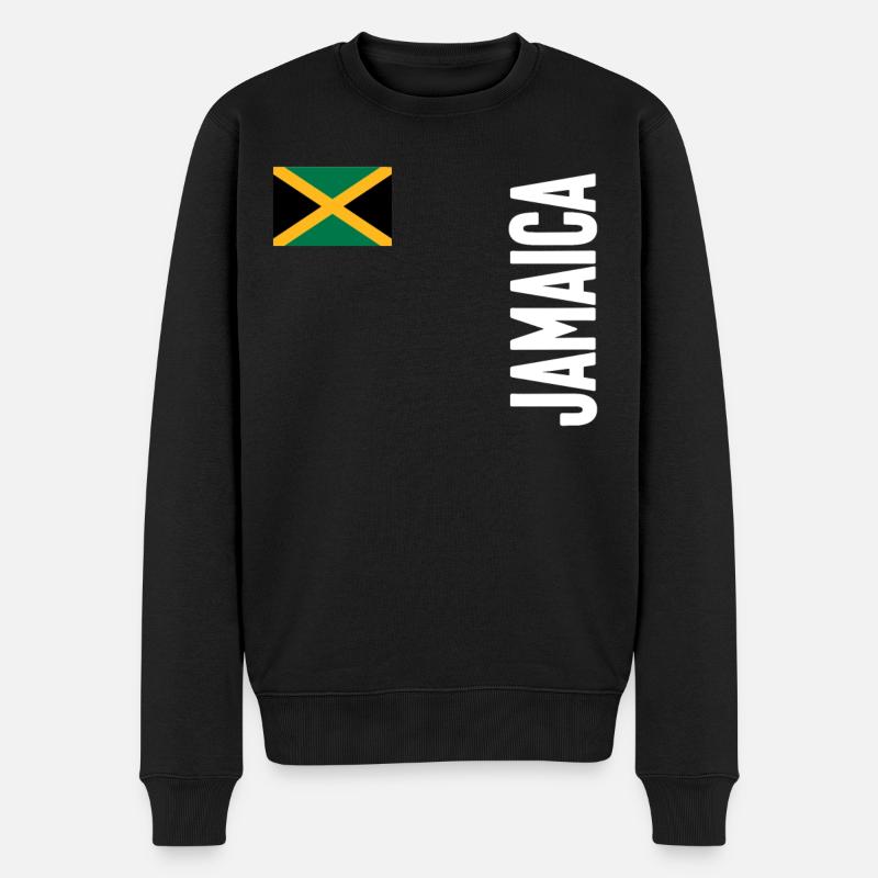 Jamaïque Jamaïque Rasta Raggea Drapeau Rastafari - Pull Premium bio Homme - noir
