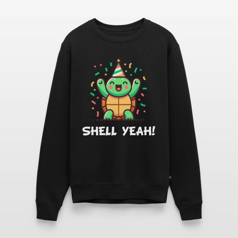 Shell Yeah! Celebration Turtle Men's Premium Organic Jumper