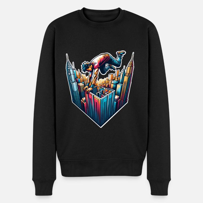 Parkour - Pull Premium bio Homme - noir