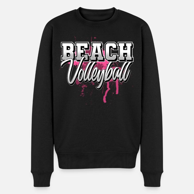 Beach-volley - Pull Premium bio Homme - noir