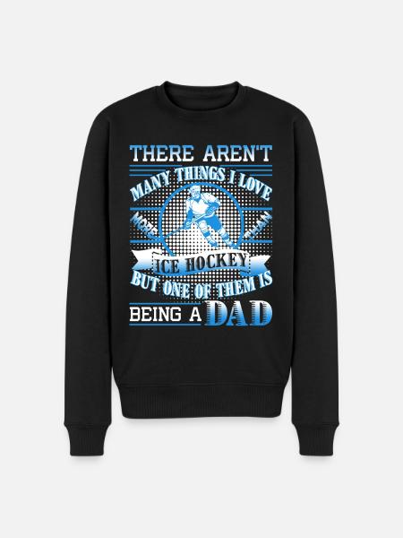 Being A Hockey Dad - Men's Premium Organic Jumper - black
