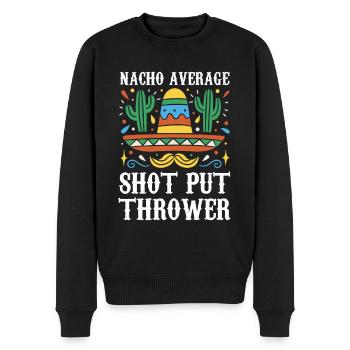 Nacho Lanceur De Poids Moyen Avec Sombrero Et - Pull Premium bio Homme - noir - Devant - Nico (187cm)