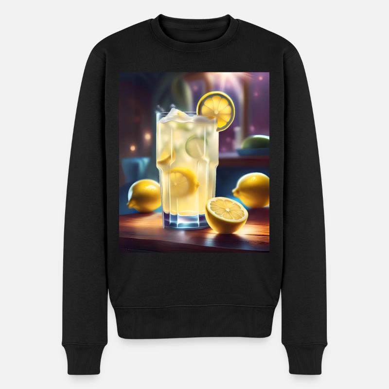 Jus de citron aigre - Pull Premium bio Homme - noir