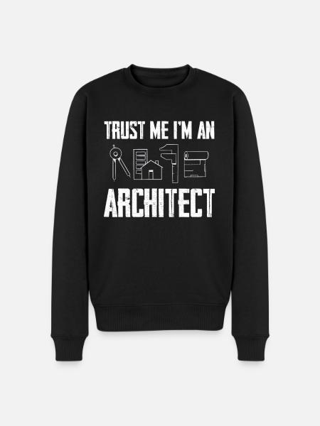 Croyez-moi, je suis architecte - Pull Premium bio Homme - noir