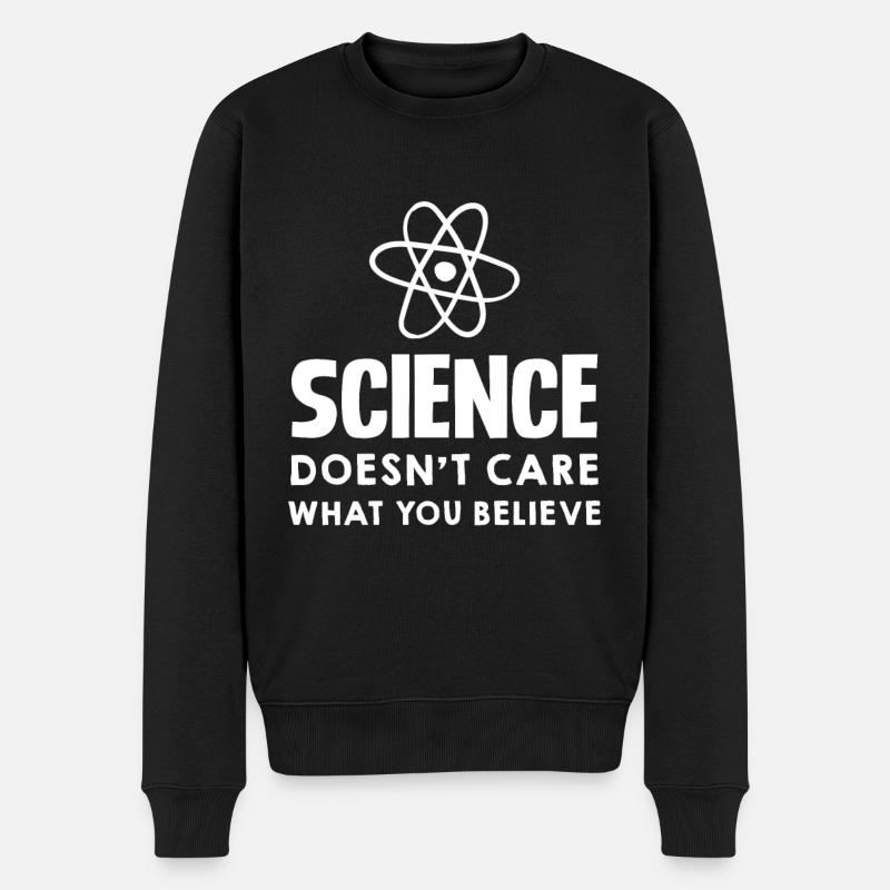 La science est indépendante de la foi - Pull Premium bio Homme - noir