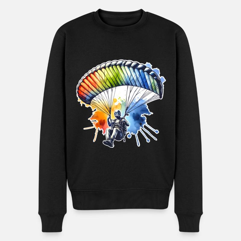 Parapente - Pull Premium bio Homme - noir