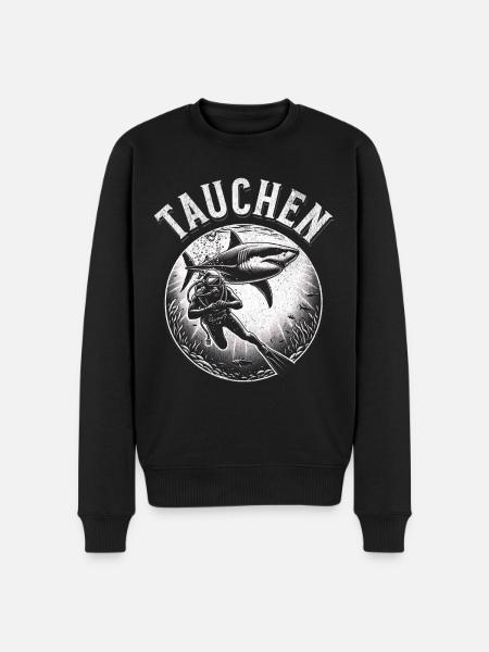 Tauchen Taucher - Männer Premium Bio Pullover - Schwarz