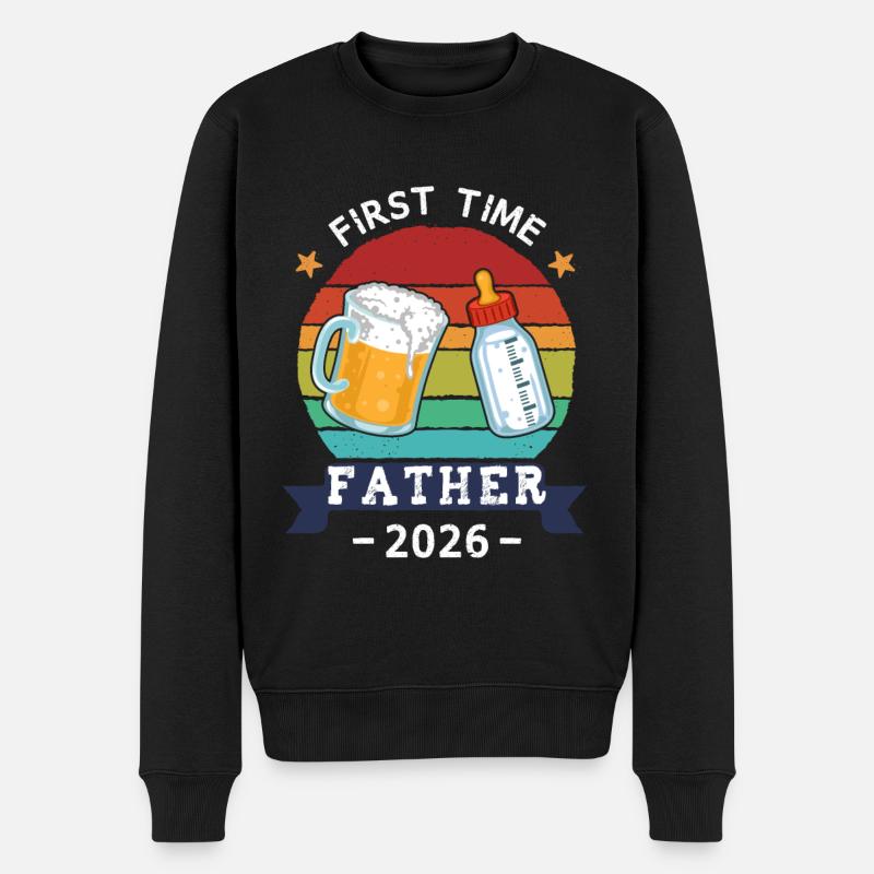 Premier père 2026 - Pull Premium bio Homme - noir