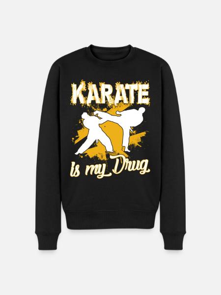 Karate Is My Drug - Men's Premium Organic Jumper - black