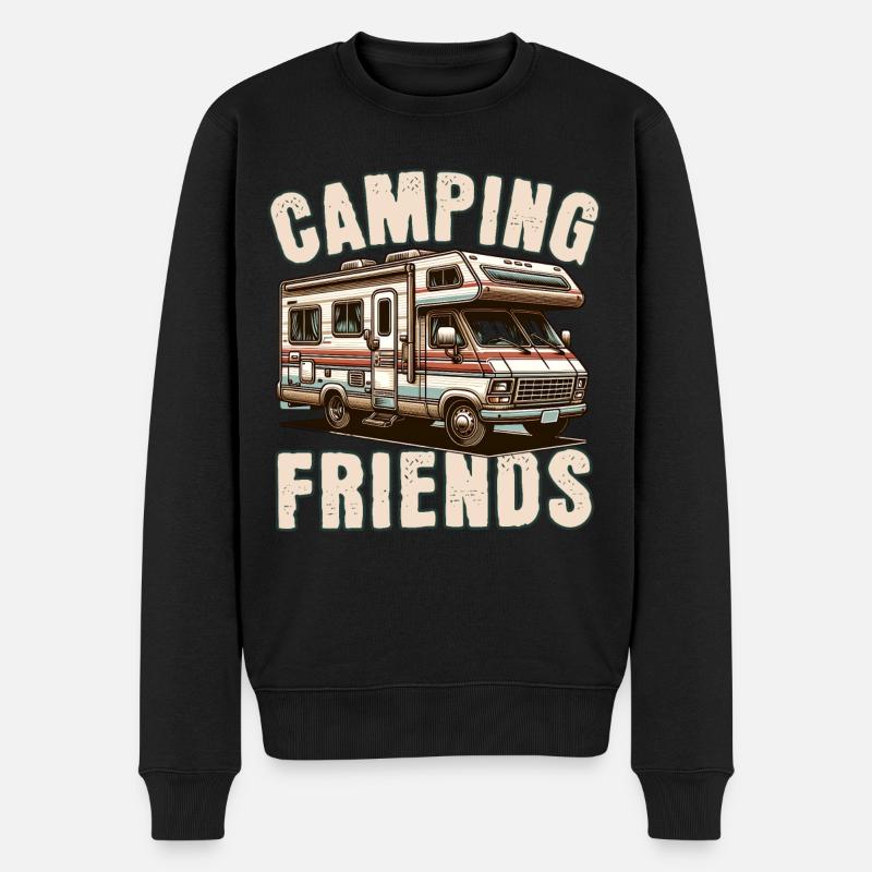 Camping - Pull Premium bio Homme - noir